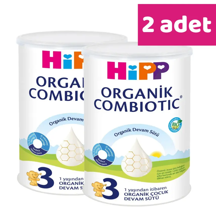 Hipp 3 Organik Combiotic Devam Sütü 350 gr x2 - 1