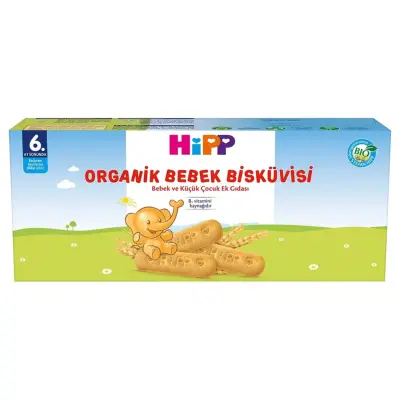 Hipp Organik Bebek Bisküvisi 180 gr x3 - 2