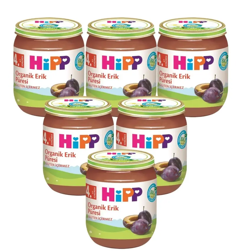 Hipp Organik Erik Püresi 125 gr x 6lı Paket - 1