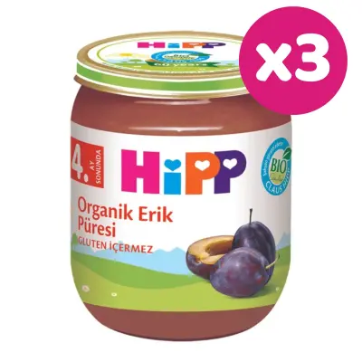 Hipp Organik Erik Püresi 125 gr x3 - 2