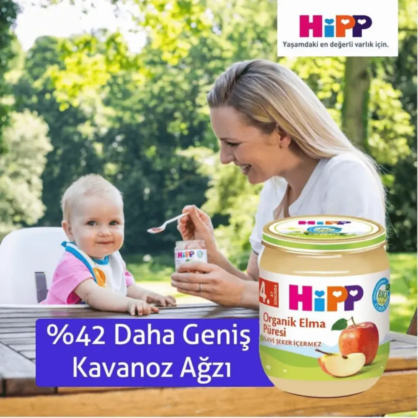 Hipp Organik Erik Püresi 125 gr x3 - 6