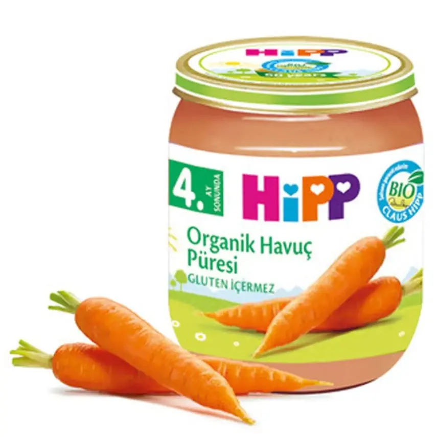Hipp Organik Havuç Püresi 125 gr - 3
