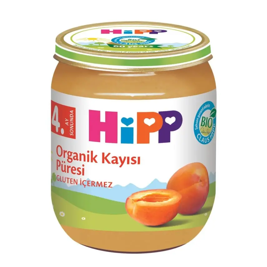 Hipp Organik Kayısı Püresi 125 gr - 1