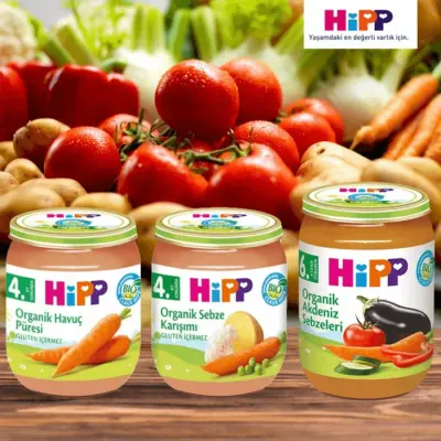 Hipp Organik Sebze Karışımı 125 gr x3 - 5