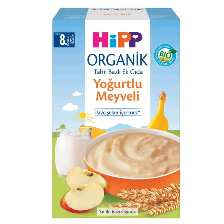 Hipp Organik Sütlü Yoğurtlu Meyveli 250 gr - 1