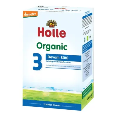 Holle 3 Organik Devam Sütü Maması 600 Gr
