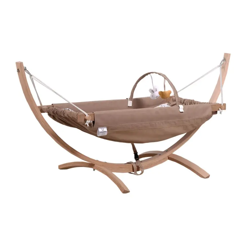 Holmen Fethiye Ahşap Hamak Cibinlikli Gold - 1