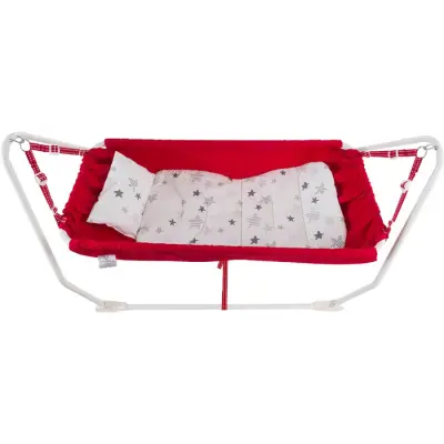 Holmen Marmaris Katlanabilir Hamak Beşik Kırmızı (1)