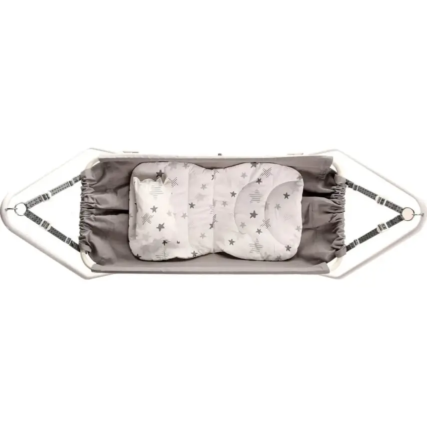 Holmen Marmaris Katlanabilir Hamak Gri - 5