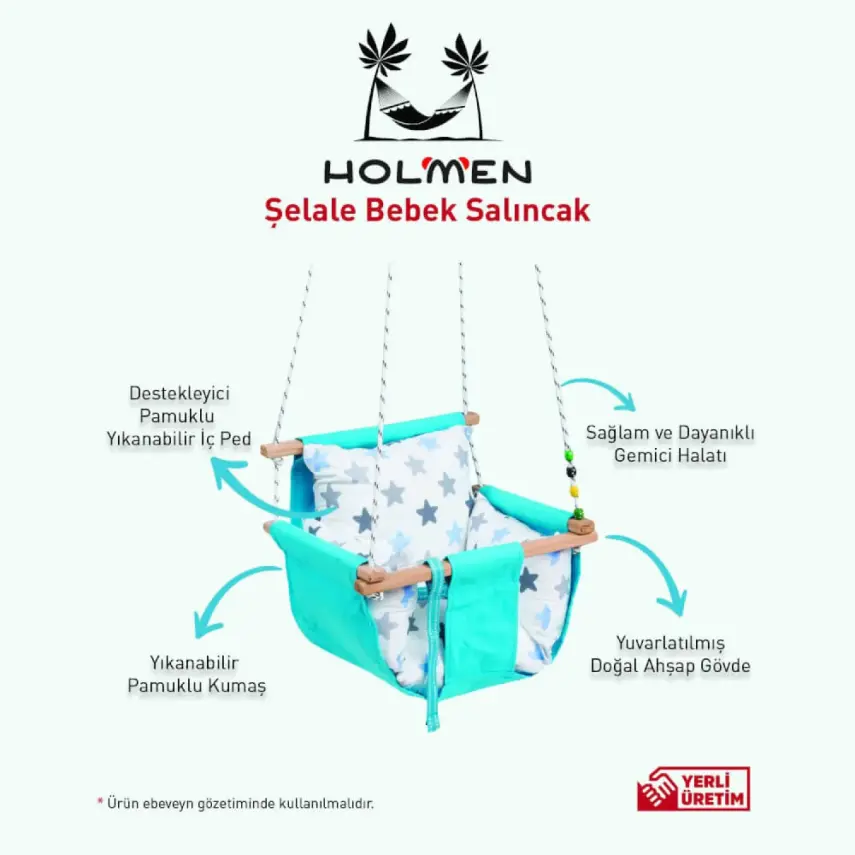 Holmen Şelale Salıncak Ekru - 4