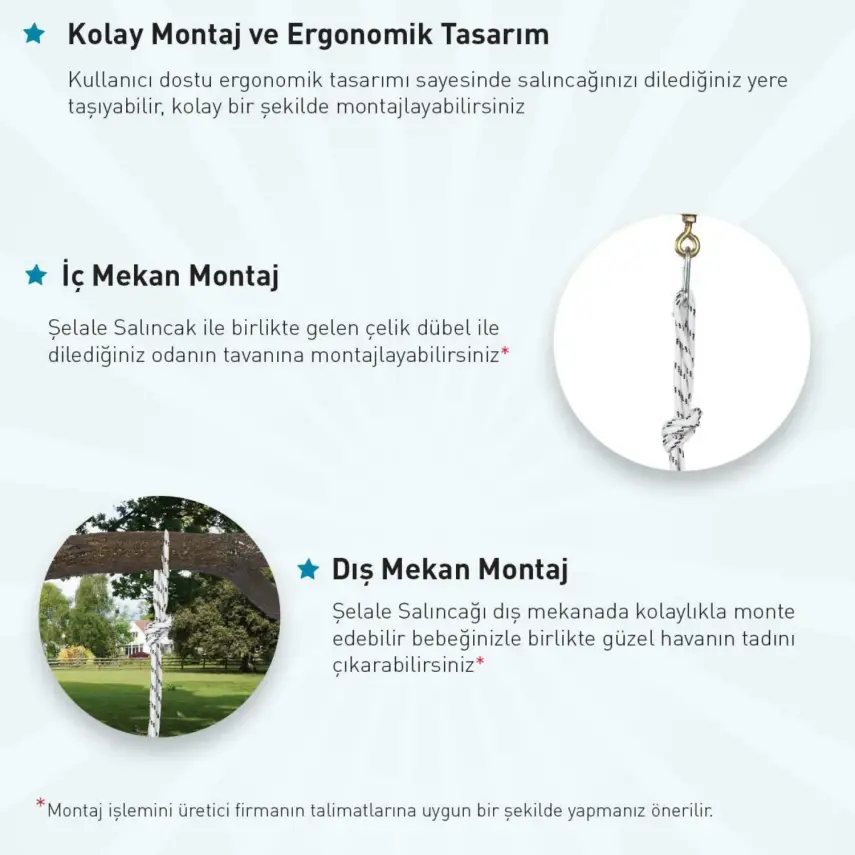 Holmen Şelale Salıncak Gold - 4