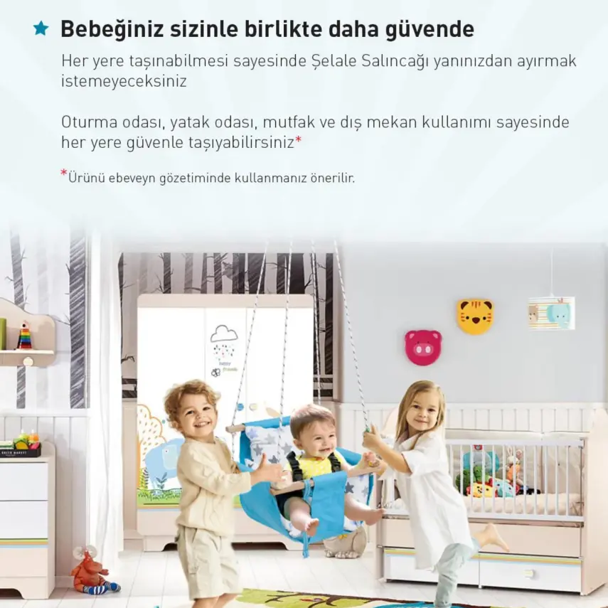 Holmen Şelale Salıncak Gold - 5