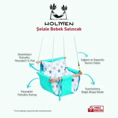 Holmen Şelale Salıncak Gri (1)