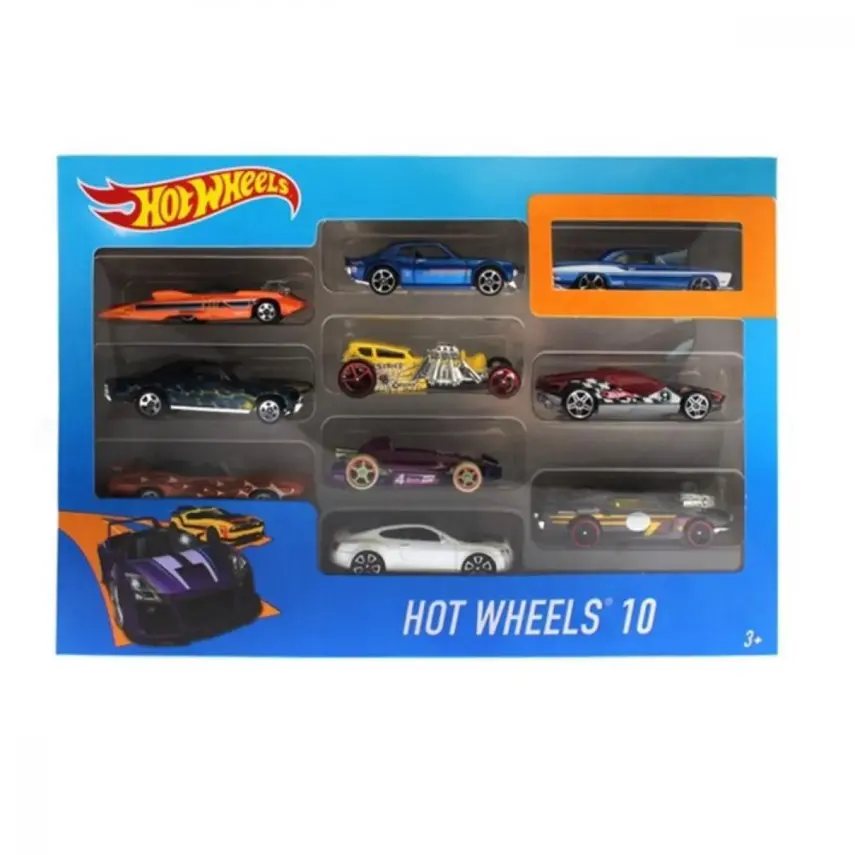 Hot Wheels 10lu Araba Seti - 1