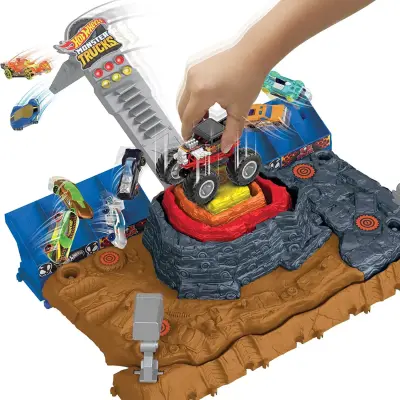 Hot Wheels Monster Trucks Muhteşem Çarpışma Arenası - 7