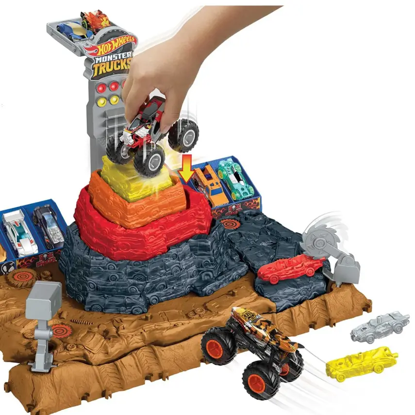 Hot Wheels Monster Trucks Muhteşem Çarpışma Arenası - 6