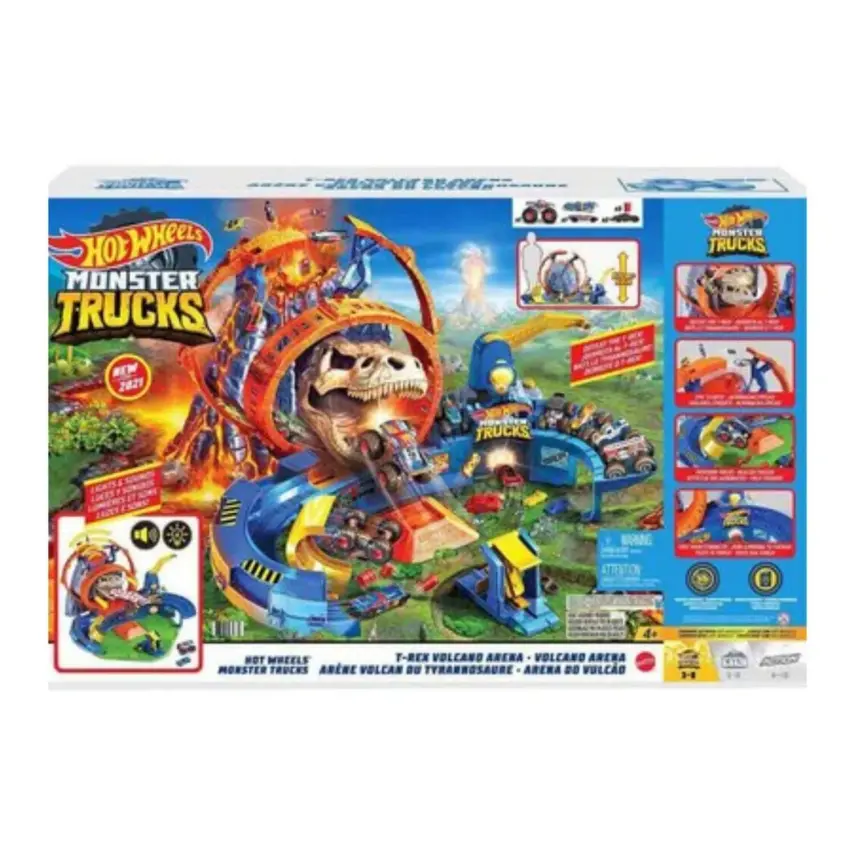 Hot Wheels Monster Trucks Volkanik Alanda Macera Oyun Seti - 5