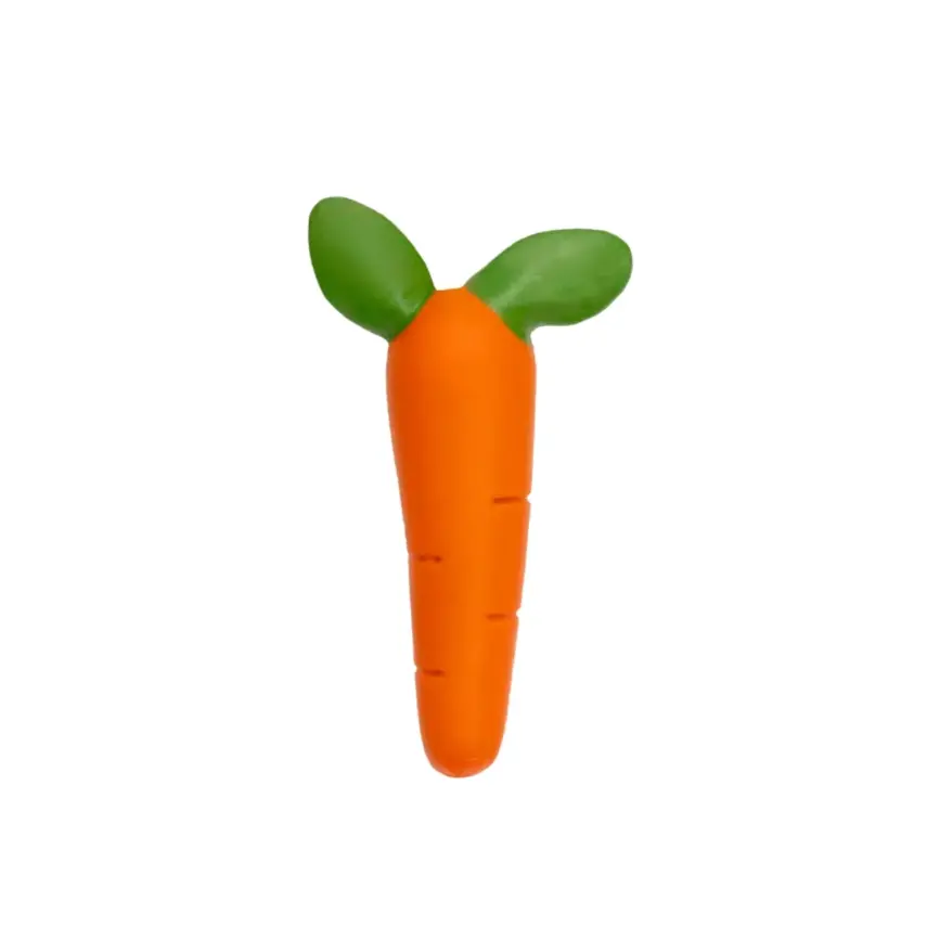 Hubble Doğal Bebek Diş Kaşıyıcı Ve Oyuncağı (%100 Doğal Kauçuk) Havuç - 3