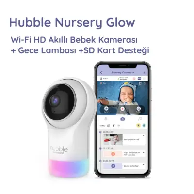 Hubble Glow Full HD Wifi Bebek Kamerası - 2
