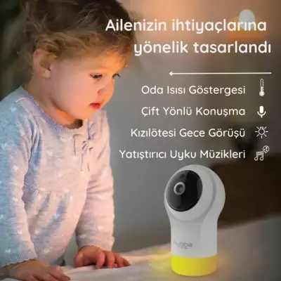 Hubble Glow Full HD Wifi Bebek Kamerası - 5
