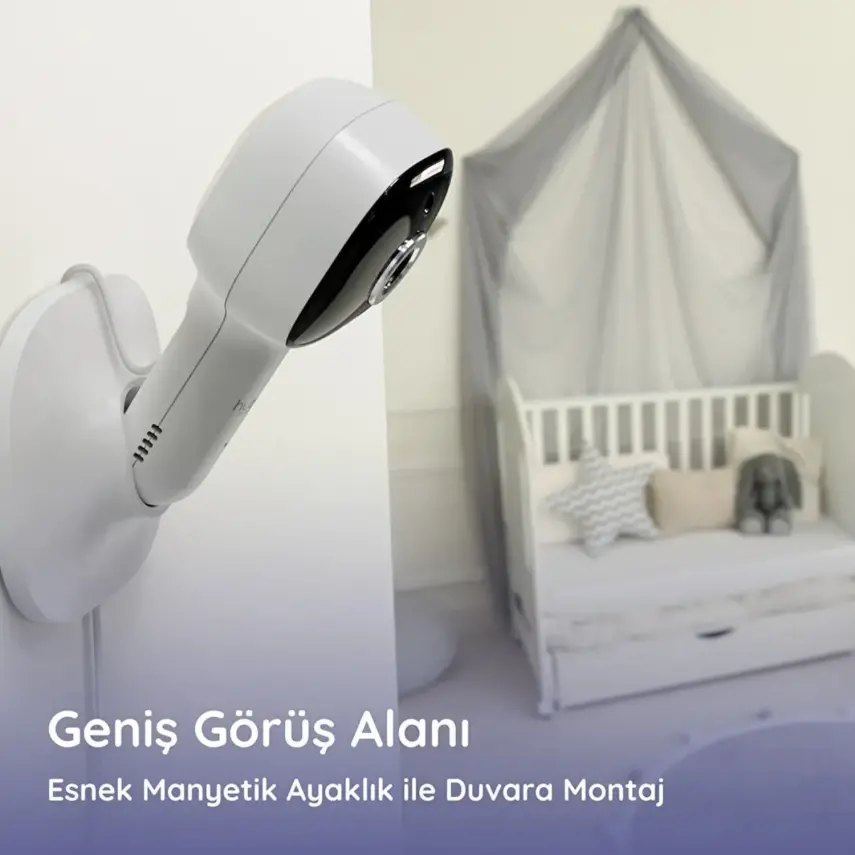 Hubble Nursery Pal Cloud  Wifi-Connect 5 inç Dijital Bebek Kamerası - 11