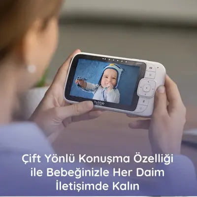 Hubble Nursery Pal Cloud  Wifi-Connect 5 inç Dijital Bebek Kamerası - 9