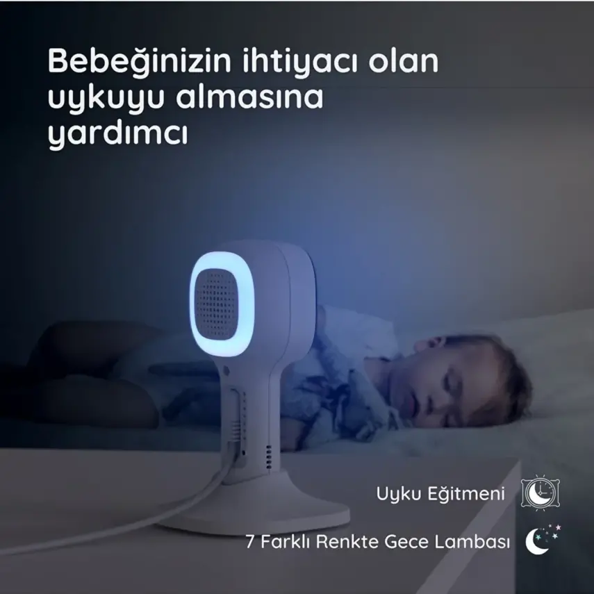 Hubble Nursery Pal Cloud  Wifi-Connect 5 inç Dijital Bebek Kamerası - 5