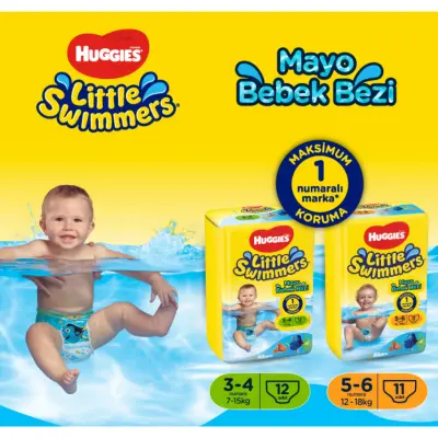 Huggies 3-4 Beden Mayo Külot Bebek Bezi (11 - 25 kg) ve Sebamed 50 Faktör Bebek Güneş Kremi 75 ml - 3