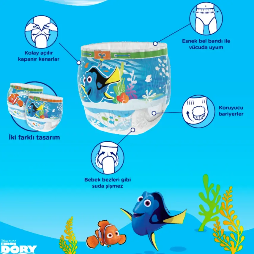 Huggies 5- 6 Beden Mayo Külot Bebek Bezi (12-18 kg) ve Sebamed 50 Faktör Bebek Güneş Kremi 75 ml - 3