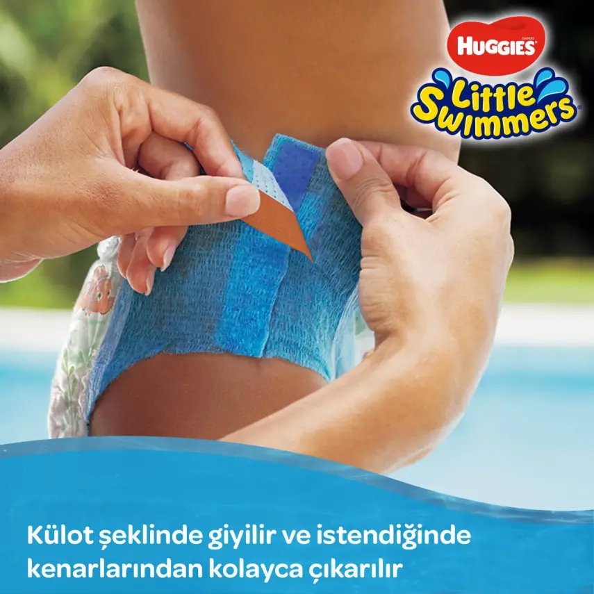 Huggies Little Swimmers Mayo Bebek Bezi Large 12-18 Kg  - 4
