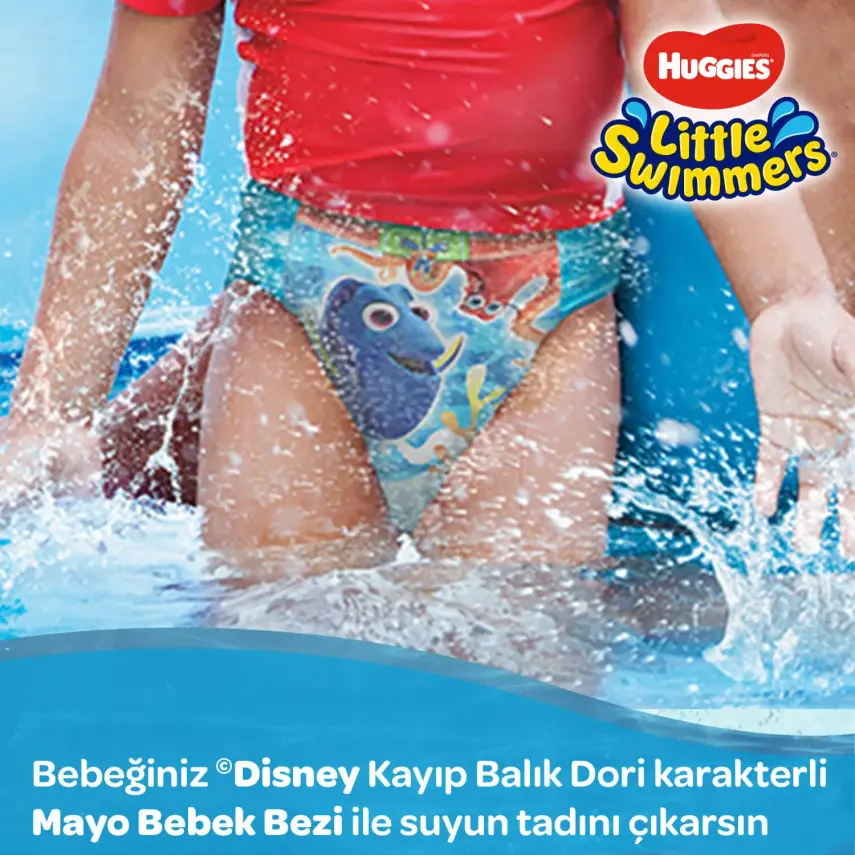 Huggies Little Swimmers Mayo Bebek Bezi Small 7-15 Kg  - 11