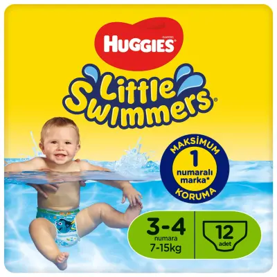 Huggies Little Swimmers Mayo Bebek Bezi Small 7-15 Kg  - 8