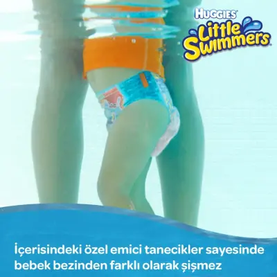 Huggies Little Swimmers Mayo Bebek Bezi Small 7-15 Kg  - 6