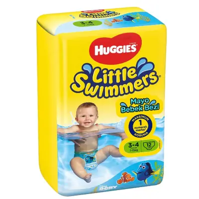 Huggies Little Swimmers Mayo Bebek Bezi Small 7-15 Kg  - 2