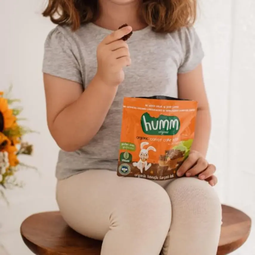 Humm Organik Glutensiz Vegan Havuçlu ve Tarçınlı Kek 30 gr - 4
