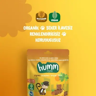 Humm Organik Glutensiz Vegan Muzlu Kek 30 gr - 4