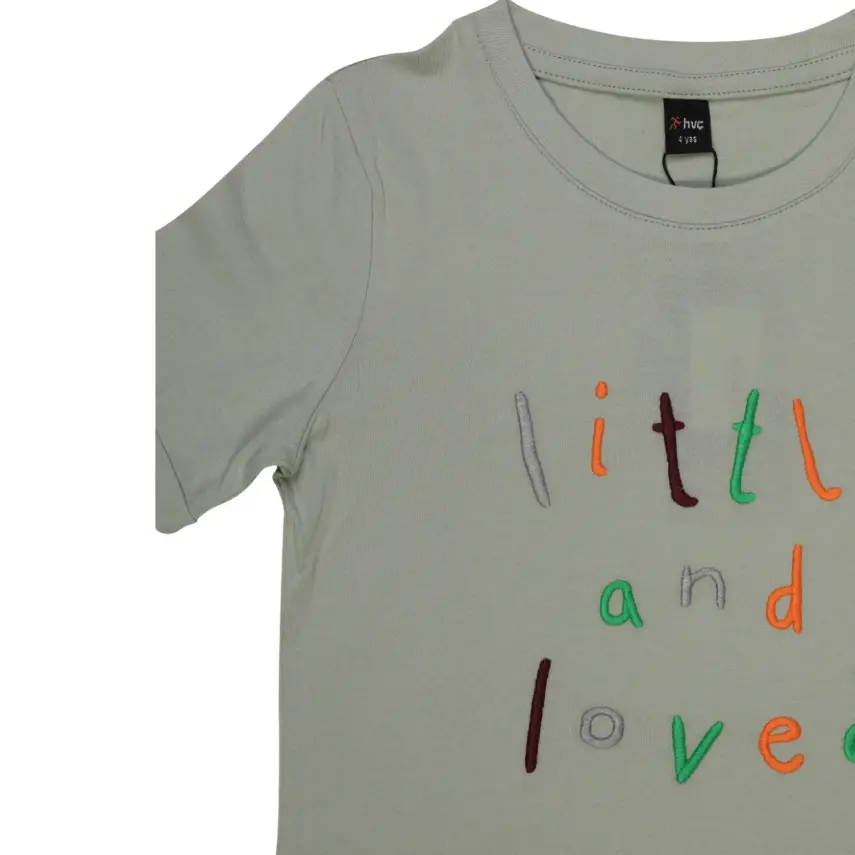 Hvc Bebek T-Shirt Little And Loved Yeşil - 3