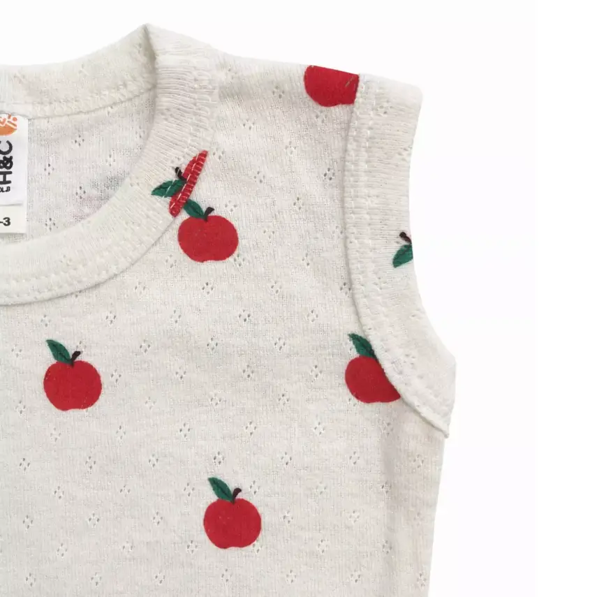 H&C Body Jakarlı Elma Desenli - 4