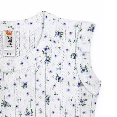 H&C Body Jakarlı Menekşe Desenli - 3