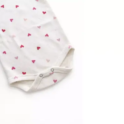 H&C Body Kalp Desenli Kırmızı Kalpli - 4