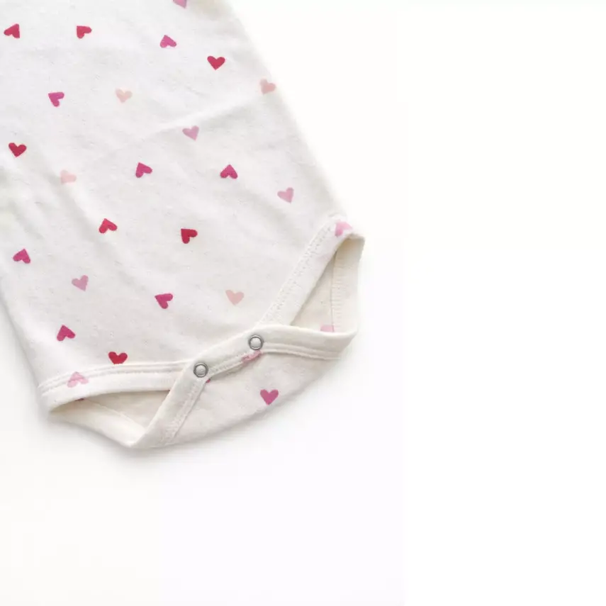 H&C Body Kalp Desenli Kırmızı Kalpli - 4