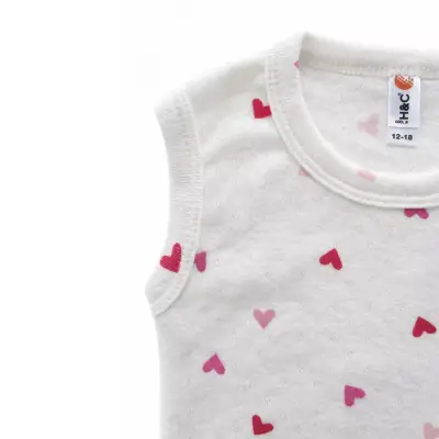 H&C Body Kalp Desenli Kırmızı Kalpli - 3