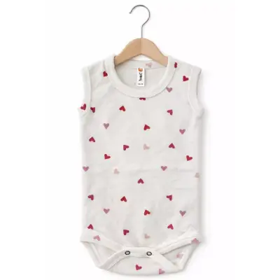 H&C Body Kalp Desenli Kırmızı Kalpli