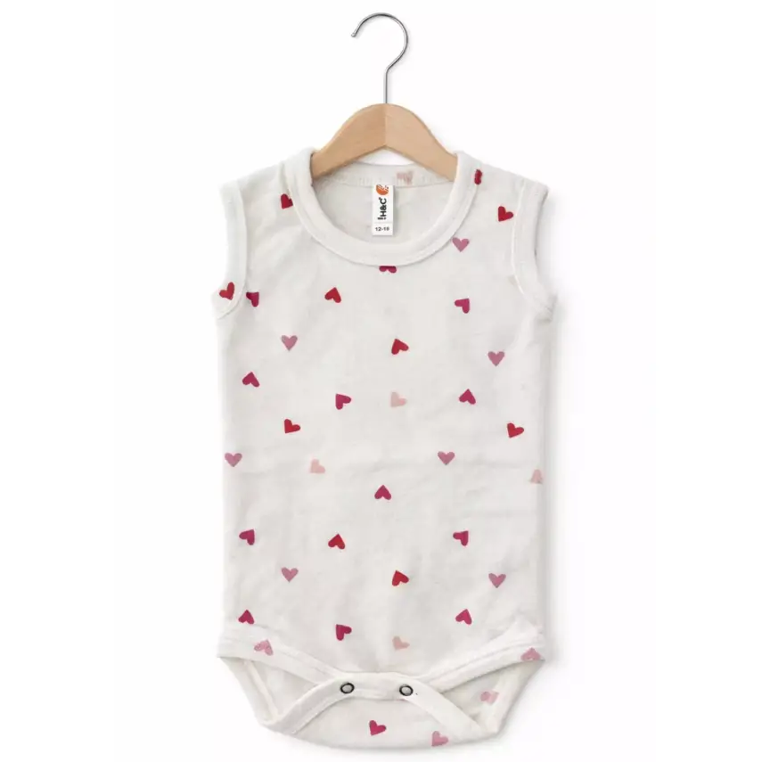 H&C Body Kalp Desenli Kırmızı Kalpli - 1