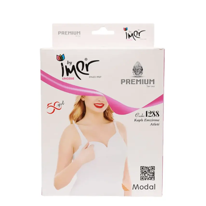 İmer Emzirme Kaplı Atlet Siyah 95B - 2