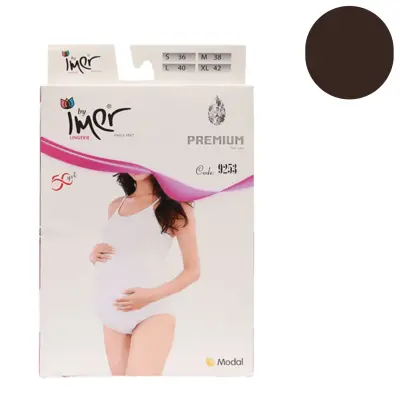 İmer Hamile Çıtçıtlı Body Siyah 2/M - 1