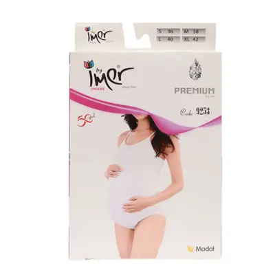 İmer Hamile Çıtçıtlı Body Siyah 3/L - 3