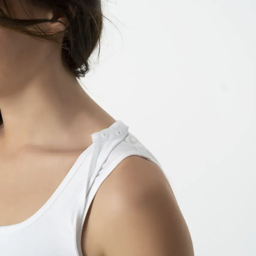 İmer Kalın Emzirme Atleti White 2/M - 3