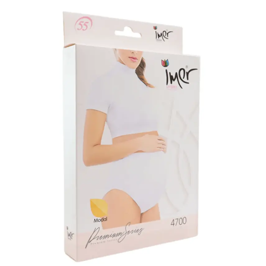 İmer Modal Hamile Külot Beyaz1/S - 2