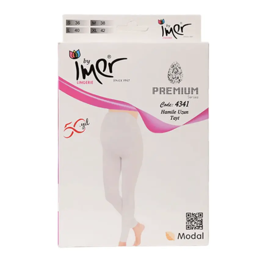 İmer Uzun Hamile Taytı Siyah 4/Xl - 2